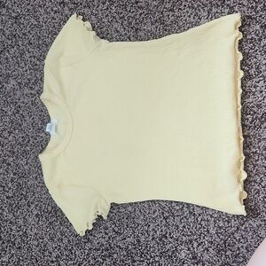 yellow baby tee